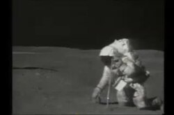 KSC-04-S-00284 (ksc 073004 lunar rocks).webm